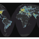 Global map of light pollution (Image: Science Advances)